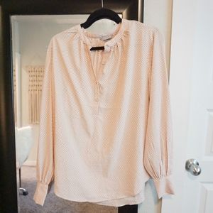 Pink Polka Dot Business Top